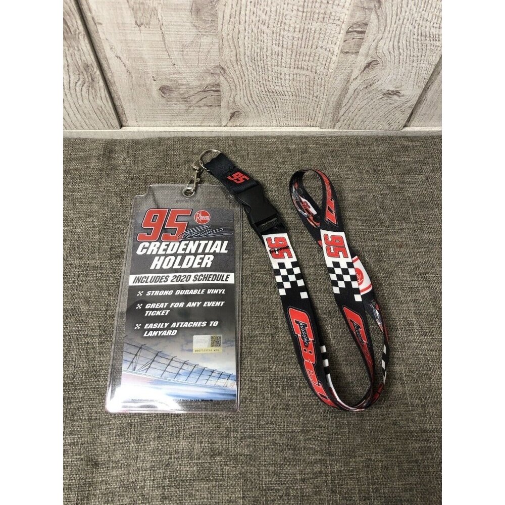 WinCraft #95 Christopher Bell 2020 Schedule Rheem Lanyard w/ Credential Holder